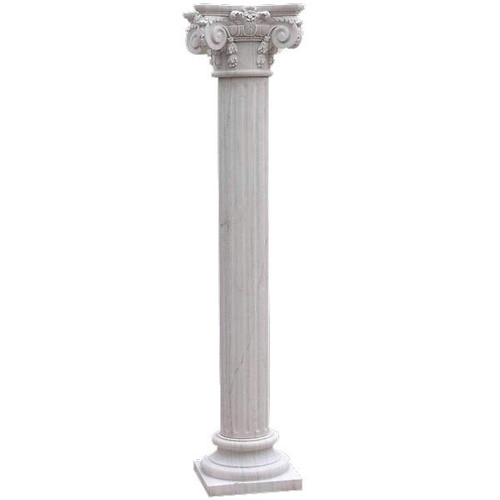 WhMarble CorinthianFlutedCol(8ft)