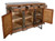 Peruvian Iron Scroll Buffet Room Scene