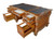 Monarch Mahogany Executive Desk  VC (KIT) Close Up Image