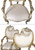 Platine Pair of French Rococo Mahogany Fire Side Chairs Close Up Image