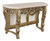Platine Petticoat Crema Marble Top Console Table