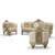 Platine Royal Colette Sofa and Chair Set of 3 Close Up Image