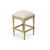 Farmhouse Backless Counter Stool Close Up Image