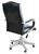 Mystique Gray Office Leather Chair Close Up Image