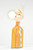 Retro Girl with Bubble Small Room Scene