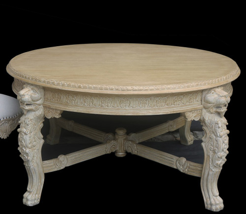Beachstone Lion Round 60'' Dining Table