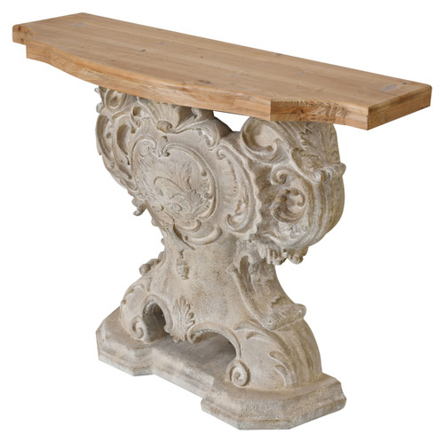 Classic Baroque Wall Console Table 46.5"W