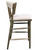 Alto Back Barstool Brown Close Up Image